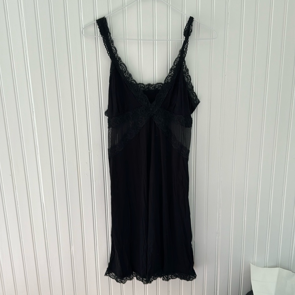 Adore Me Black Negligee Large